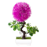 Home Decorations Living Room Dining Table Plastic Simulation Fake Dried Silk Flower Plant Potted Plants