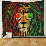 Lion tapestry art wall hippie art lion king tapestry