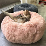 Dog Beds For Small Dogs Round Plush Cat Litter Kennel Pet Nest Mat Puppy Beds