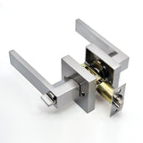 Door Handle Door Handle Lock Square Channel Privacy Mask Interior Bedroom Room Bathroom Three-Bar Spherical Lock