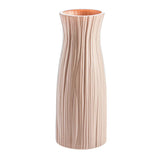 Nordic Imitation Ceramic Plastic Vase - Elegant Tabletop Flower Pot for Home Decor