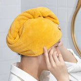 Quick-Dry Hair Towel Cap for Women - Microfiber Hair Drying Hat for Fast Hair Drying - Bathing Accessories