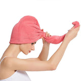 Quick-Dry Hair Towel Cap for Women - Microfiber Hair Drying Hat for Fast Hair Drying - Bathing Accessories