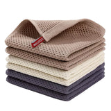 Premium Cotton Towel Set - Soft Absorbent Dishcloth for Kitchen and Household Cleaning