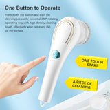 Electric Spin Cleaning Brush - Cordless Scrubber with 5 PCS Heads