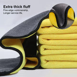 Premium 10PCS Ultra-Fine Fiber Car Cleaning Towel Set - Soft Absorbent Dry Cloth for Car, Kitchen, and Glass