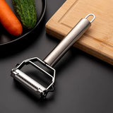 Stainless Steel Kitchen Vegetable Peeler - Double-Head Melon Planer