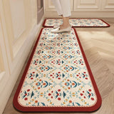 Anti-Slip Kitchen Mat - Absorbent Printed Rug for Living Room, Bedroom, and Entrance