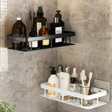 2PCS Bathroom Shelf Organizer - Wall Mounted Shampoo Rack & Shower Shelf