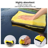 Premium 10PCS Ultra-Fine Fiber Car Cleaning Towel Set - Soft Absorbent Dry Cloth for Car, Kitchen, and Glass