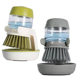 Convenient Dishwashing Brush with Soap Dispenser - Kitchen Cleaning Tool