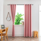 Blackout Curtains with Black TPU Interlining - Thin and Light Drapery Panel