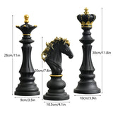 Elegant International Chess Resin Decorative Ornaments for Home and Office Decor