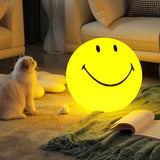 Smile Face Rechargeable LED Night Light - Nordic Home Decor Table Lamp