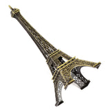 Vintage Paris Eiffel Tower Statue - Retro Bronze Metal Decor