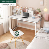 Computer Desk Household Table With Bold Steel Frame Board For Bedroom a Living Room Learning Office Modern Minimalism