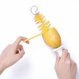 Creative Spiral Potato Cutter - DIY Vegetable Spiralizer Slicer