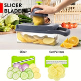 14/16 in 1 Multifunctional Vegetable Chopper - Kitchen Vegetable Slicer Dicer Cut