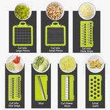 14/16 in 1 Multifunctional Vegetable Chopper - Kitchen Vegetable Slicer Dicer Cut