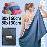 Ultra Soft Microfiber Towels - Fast Drying & Super Absorbent - Ideal for Travel, Gym, Yoga, and Beach