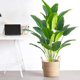 Large Tropical Palm Tree Fake Banana Plants - Real Touch Strelizia Plastic Monstera Plant