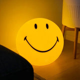 Smile Face Rechargeable LED Night Light - Nordic Home Decor Table Lamp