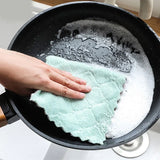 Multipurpose Kitchen Cleaning Wipes - 10/20pcs - Absorbent Nonstick Oil Fiber Cloth