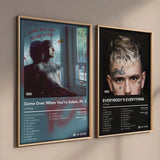 Lil Peep Pop Rap Album Cover Wall Art - HD Oil On Canvas Posters and Prints