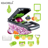 14/16 in 1 Multifunctional Vegetable Chopper - Kitchen Vegetable Slicer Dicer Cut