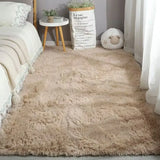 Luxurious Plush Carpet for Living Room - Soft Fluffy Bedroom Rug - Non-Slip Floor Mat