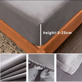 Adjustable Cotton Fitted Sheet - Non-Slip Mattress Cover for Single, Double, King & Queen Beds