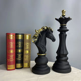 Elegant International Chess Resin Decorative Ornaments for Home and Office Decor