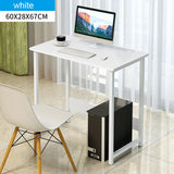 Household The Computer Table Standing Bedroom Desk Cabinet Door Storage Rubber Wood/Warm White Furniture