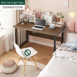 Computer Desk Household Table With Bold Steel Frame Board For Bedroom a Living Room Learning Office Modern Minimalism