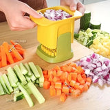 Multifunctional Vegetable Chopper - Onion Dicing & French Fries Slicer