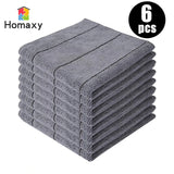 Homaxy Microfiber Kitchen Towels - Soft & Absorbent - Set of 6