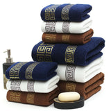 Luxurious Cotton Bath Towel Set - Soft & Quick Absorbent Towels