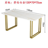 Kitchen Nordic Dining Table Gold Legs Organizer Apartment Library Coffee Tables Office Restaurant Mesas De Jantar Home Furniture