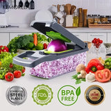 14/16 in 1 Multifunctional Vegetable Chopper - Kitchen Vegetable Slicer Dicer Cut