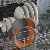 Silicone Folding Vegetable Washing Drain Basket - Collapsible Kitchen Strainer