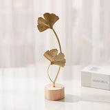 Nordic Style Iron Ginkgo Leaf Decoration - Home & Living Room Decor