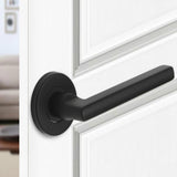 1pcs 304 stainless steel One side Door Handles  Interior Doors Outside Black Door Handle Golden Silver Door Pulls Without Lock