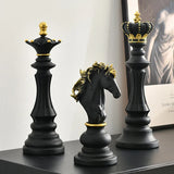 Elegant International Chess Resin Decorative Ornaments for Home and Office Decor