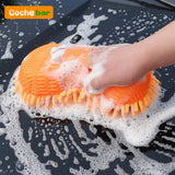 Microfiber Car Wash Sponge - Car Cleaning Detailing Brush Towel Gloves