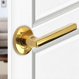 1pcs 304 stainless steel One side Door Handles  Interior Doors Outside Black Door Handle Golden Silver Door Pulls Without Lock