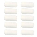 10pc White Microfiber Fabric Face Towels - Soft Hotel Bath Towels