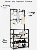 Multi-Layer Shoe Rack & Clothes Organizer - DIY Storage Solution for Living Room & Bedroom