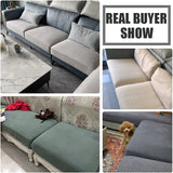 Thick Jacquard Sofa Seat Cushion Cover - Furniture Protector Couch Covers