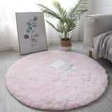 Luxurious Super Soft Plush Round Rug Mat - Ideal for Living Room, Bedroom, and Kid's Room Decor