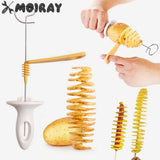 Creative Spiral Potato Cutter - DIY Vegetable Spiralizer Slicer